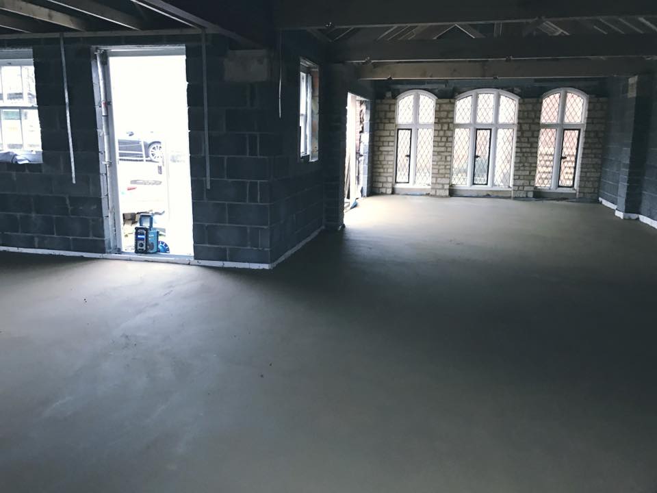 Traditional Screed Finished